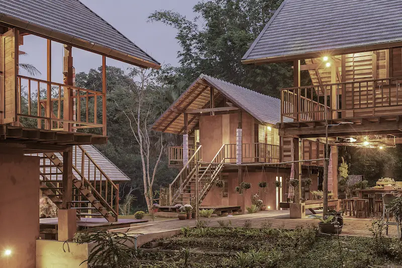 mẫu nhà vườn homestay