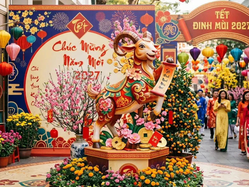 Phương án ứng dụng linh vật dê vào các hạng mục cảnh quan cụ thể (Nguồn:Internet)