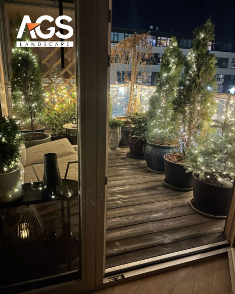 Cây xanh và hoa tươi (Nguồn: Pinterest)