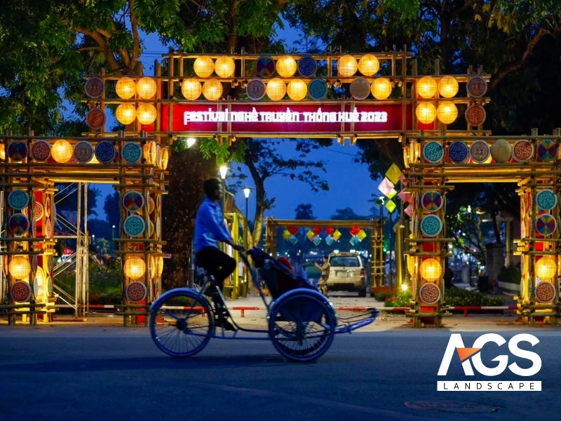 tiểu cảnh bằng tre tiểu cảnh bằng tre