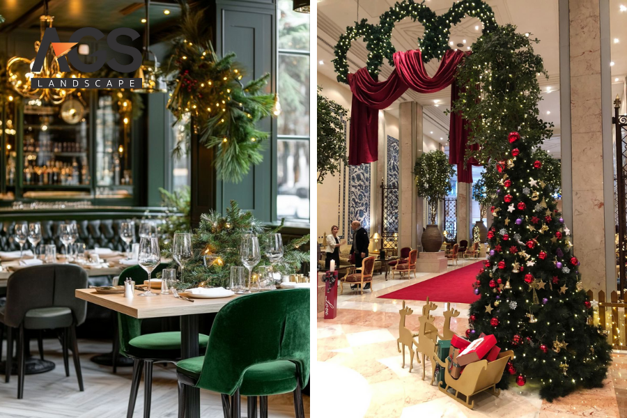 Gợi Ý 10 Cách Trang Trí Noel Cho Nhà Hàng Đẹp, Tăng Trải Nghiệm Khách Dùng Bữa