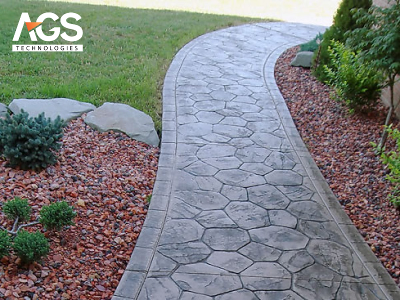 Lối đi bê tông/đá nhân tạo