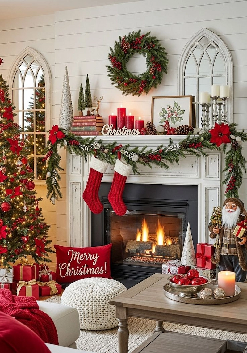 Trang trí nơi sinh hoạt chung tạo không gian ấm áp (Nguồn: Pinterest)