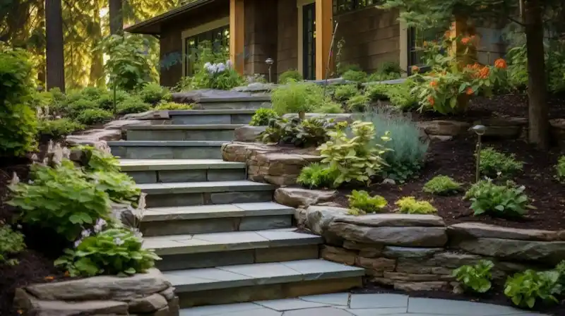 Vật liệu cứng (Hardscape) (Nguồn ảnh: Internet)