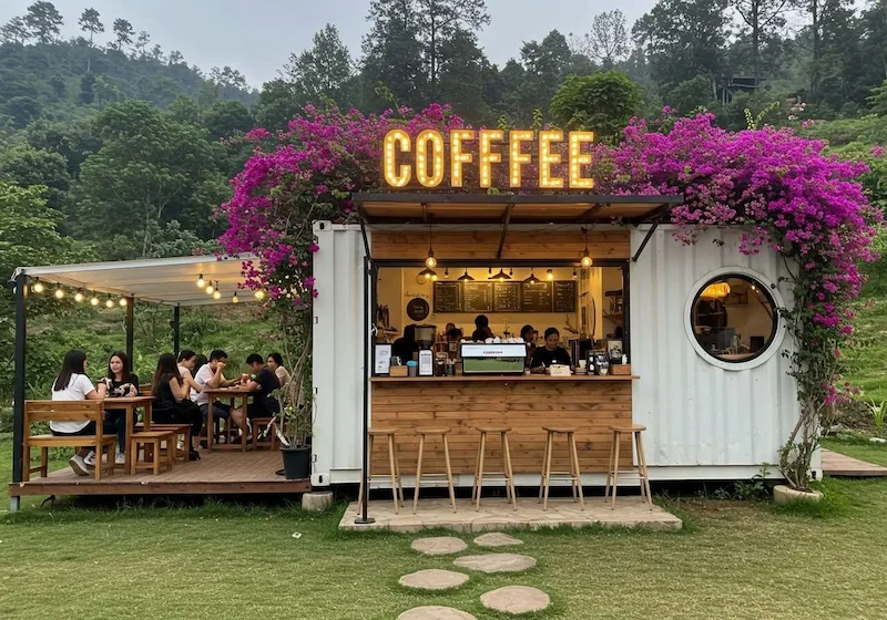 Thi Công Quán Cafe Container