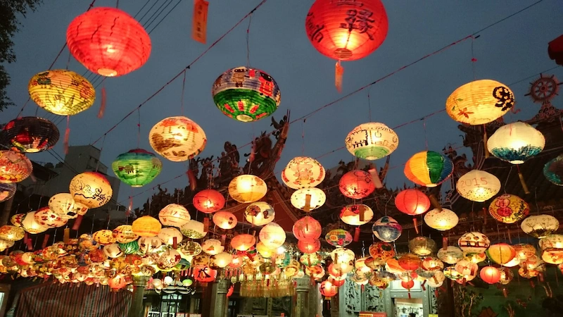 trang trí trung thu đơn giản
