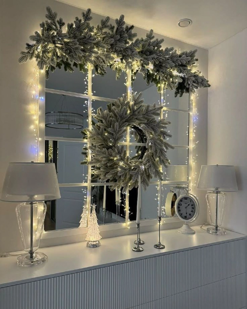 Trang trí với các vật phẩm phản chiếu (Nguồn: Pinterest)