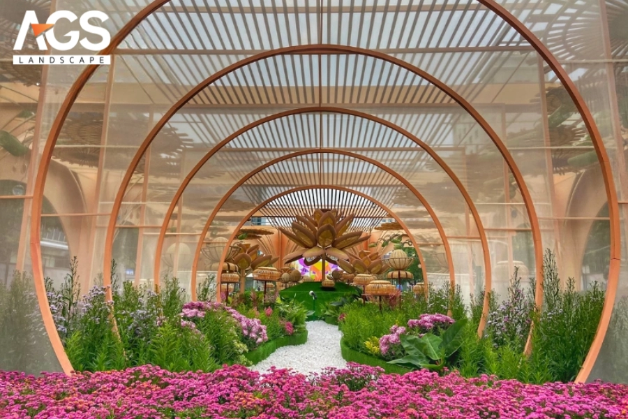 10 Mẫu Thiết Kế Mô Hình Hoa Trang Trí Ngoài Trời Độc Đáo Và Thu Hút