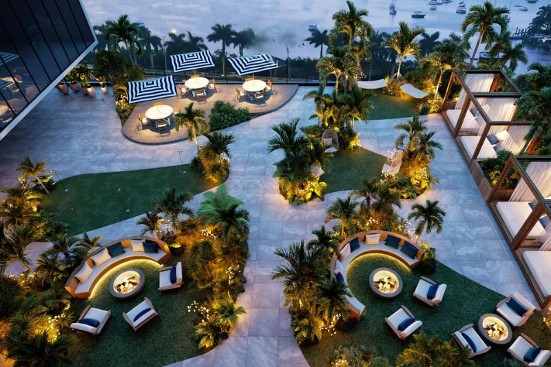 Thiết kế cảnh quan khu vực ăn uống ngoài trời