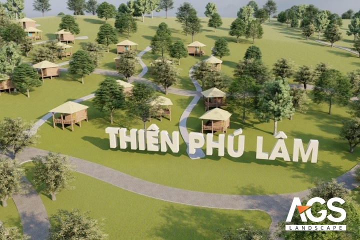 Landscape Thiên Phú Lâm - Một trong số các công trình nổi bật của AGS