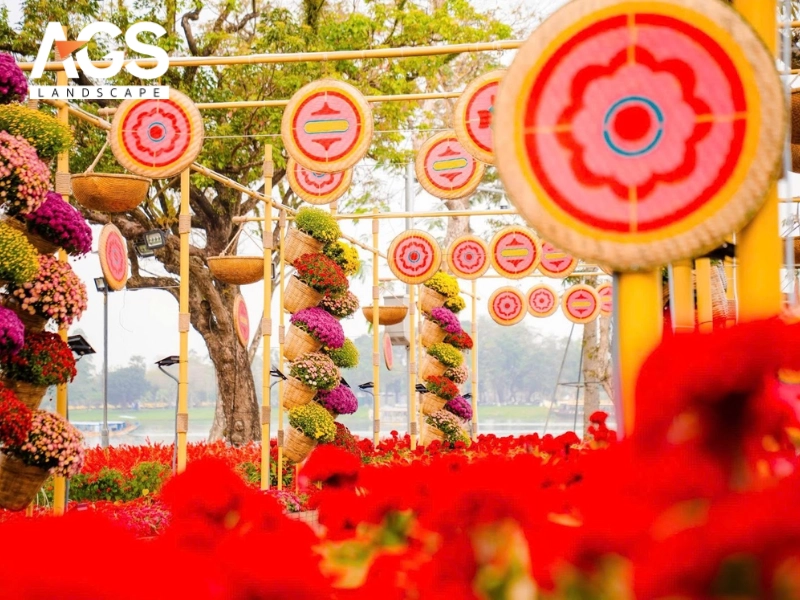 Tiểu cảnh tại phường Môn (Nguồn: AGS Landscape)