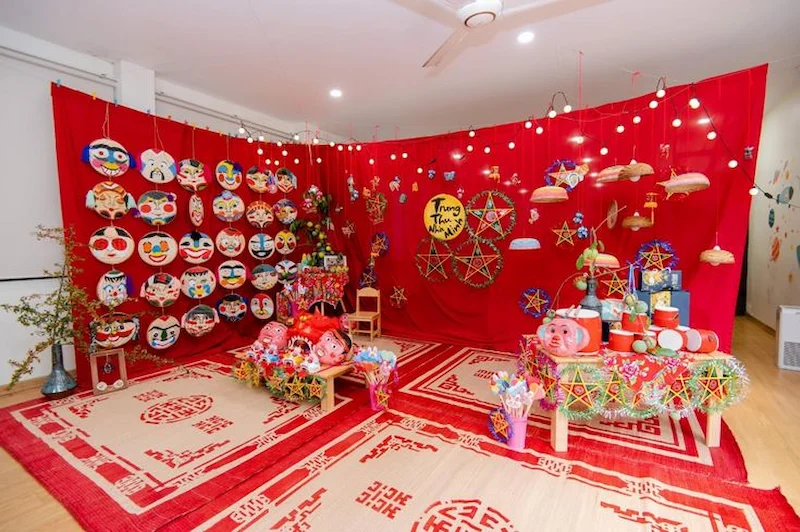 trang trí trung thu cho lớp
