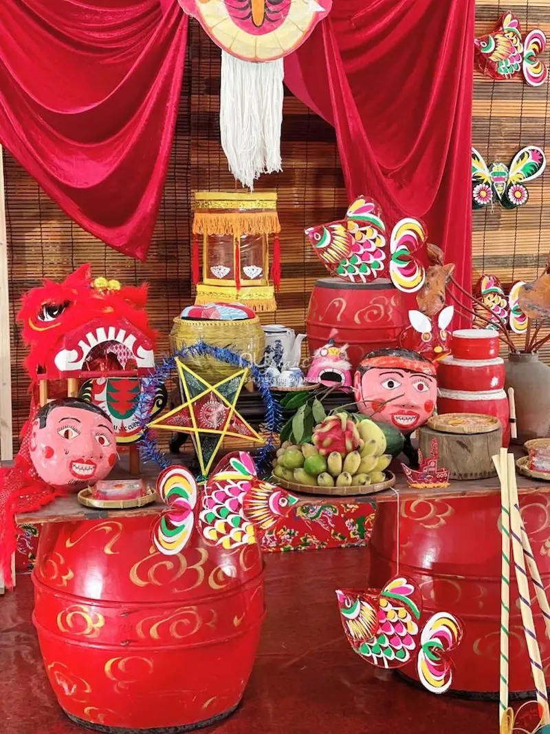 trang trí trung thu nhà hàng