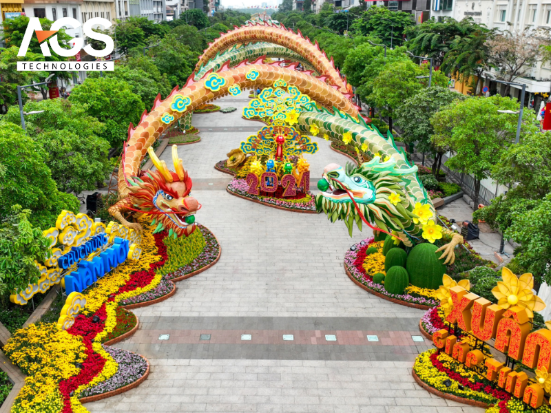 Các nguyên tắc cốt lõi khi thiết kế đường hoa có hình vòng cung (Nguồn: AGS Landscape)