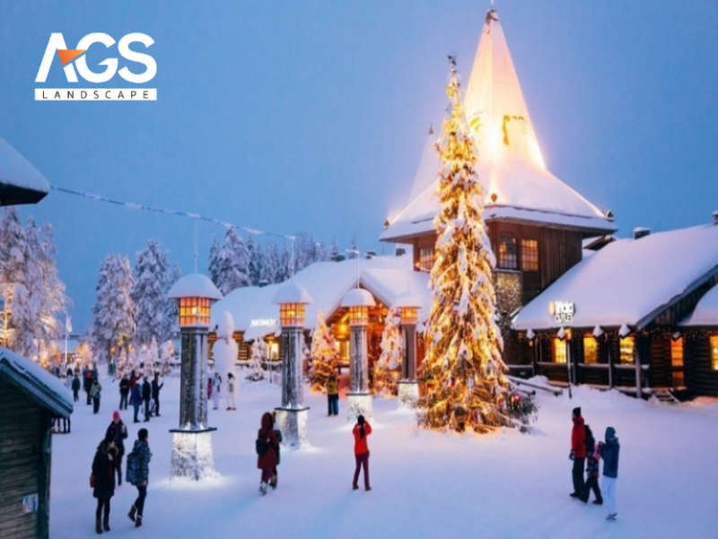 Thế giới băng giá và tuyết trắng