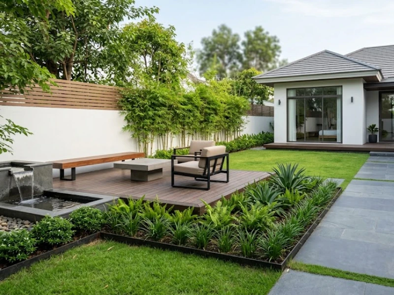 Sân Vườn Đẹp Nhà Cấp 4