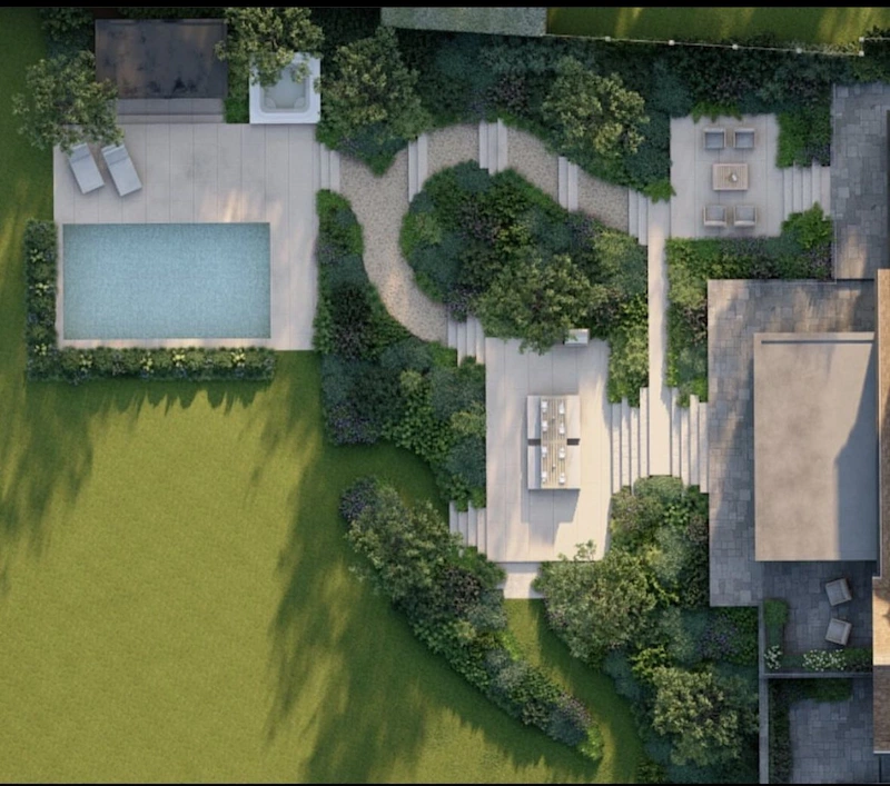 QUY HOẠCH NHÀ VƯỜN 1000M2