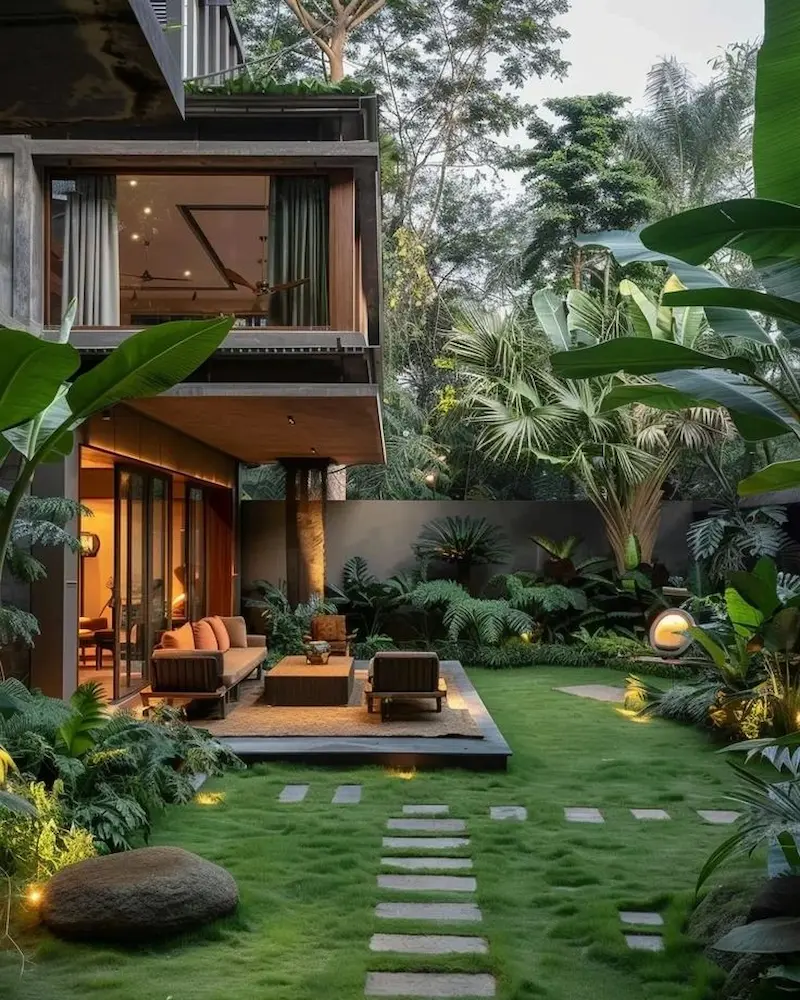 Bố trí sân vườn đẹp