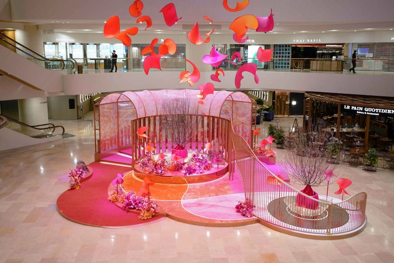 Ý tưởng trang trí trung tâm thương mại theo mùa Ý tưởng trang trí trung tâm thương mại theo mùa