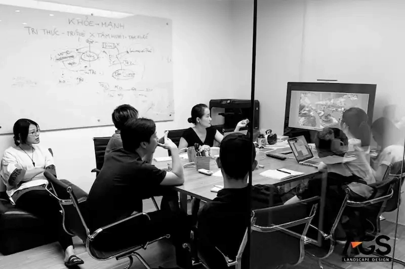Quy trình tư vấn và triển khai dự án tại AGS Landscape (Nguồn: AGS Landscape)