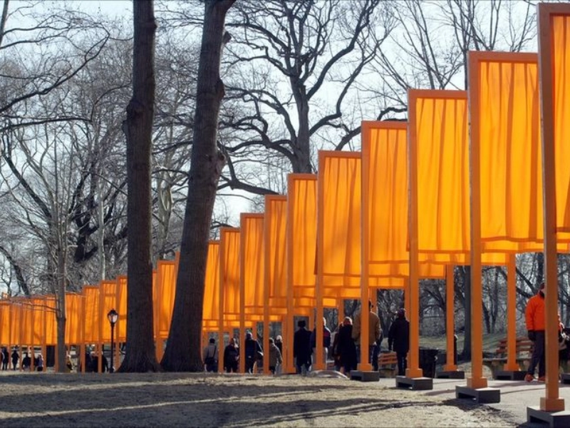 The Gates - Christo và Jeanne-Claude (Nguồn: i.pinimg)