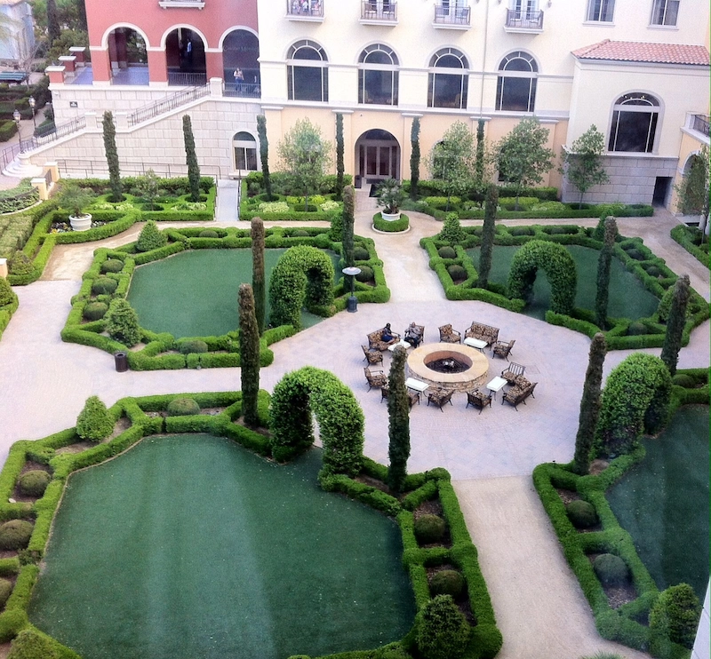 thiết kế sân vườn 500m2