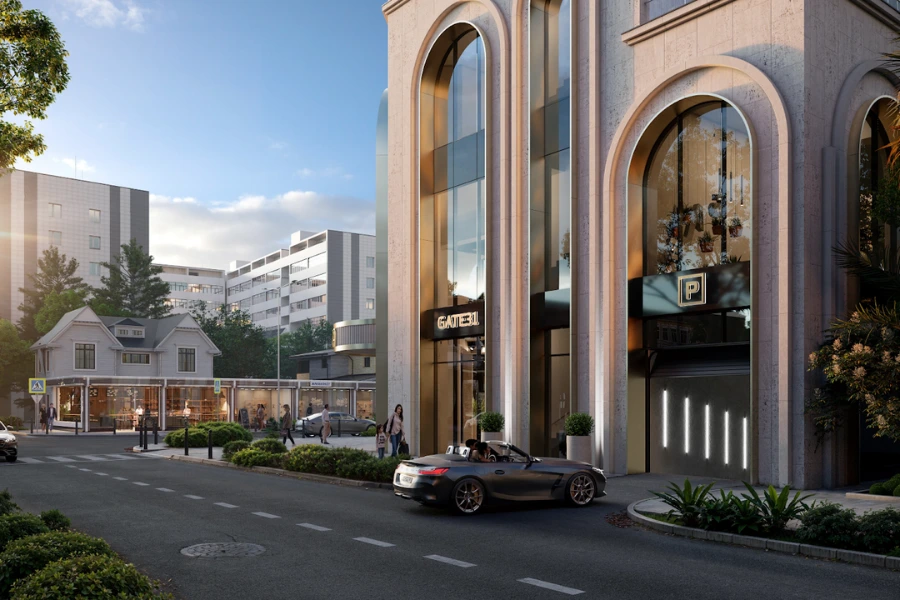 Thiết Kế Trang Trí Mặt Tiền Trung Tâm Thương Mại Giúp Thu Hút Khách Hàng Hiệu Quả