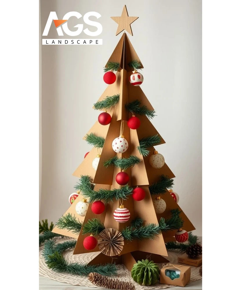 Cây thông Noel tự làm độc đáo (Nguồn: Pinterest)