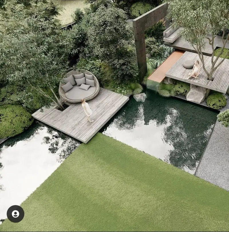 thiết kế sân vườn 3000m2