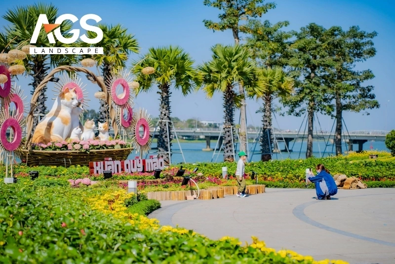 Các yếu tố kỹ thuật cần lưu ý để đảm bảo tính bền vững cho đường hoa (Nguồn: AGS Landscape)