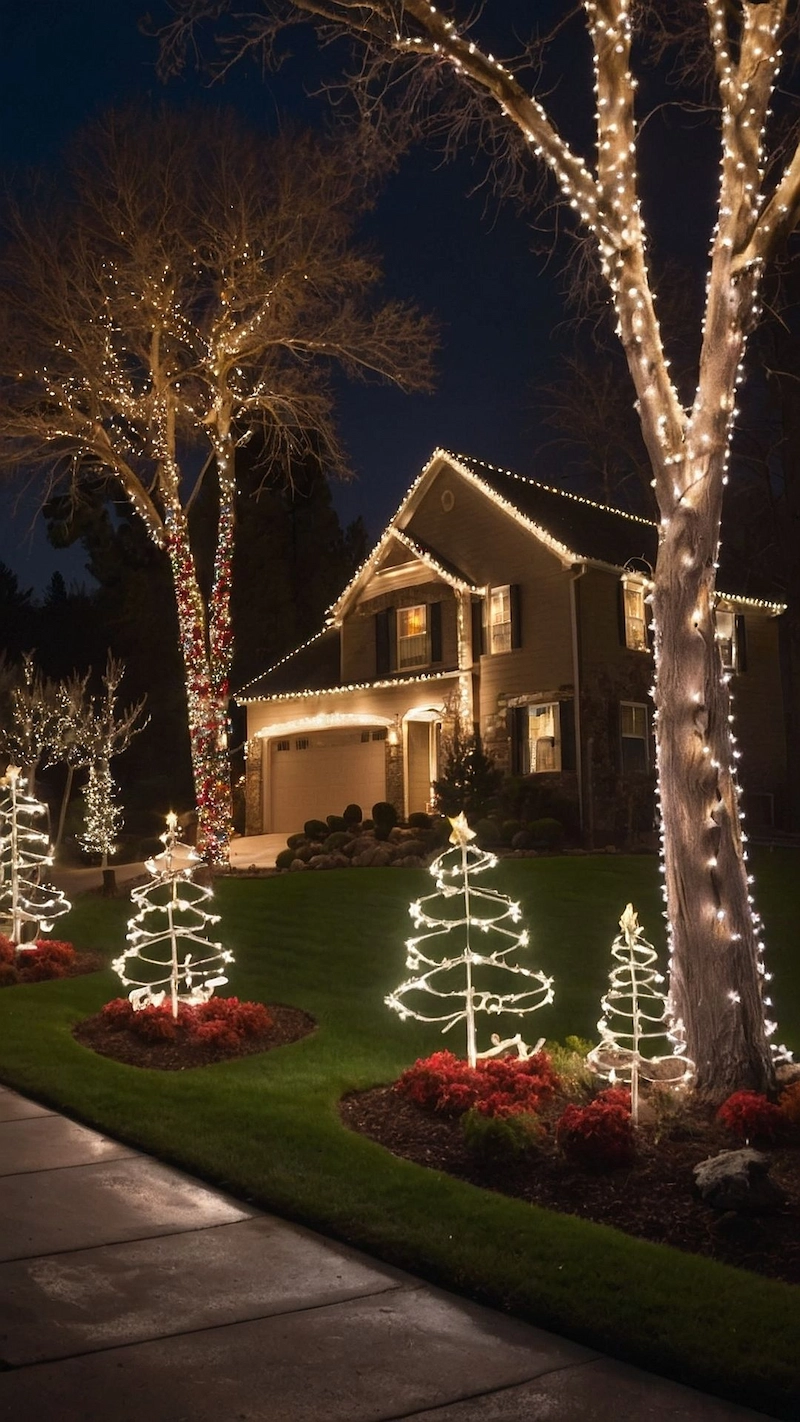 Những yếu tố cần cân nhắc khi trang trí cây thông Noel lớn  (Nguồn: Pinterest) 