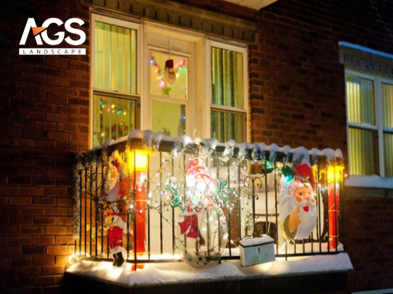 Trang trí hàng rào và ban công