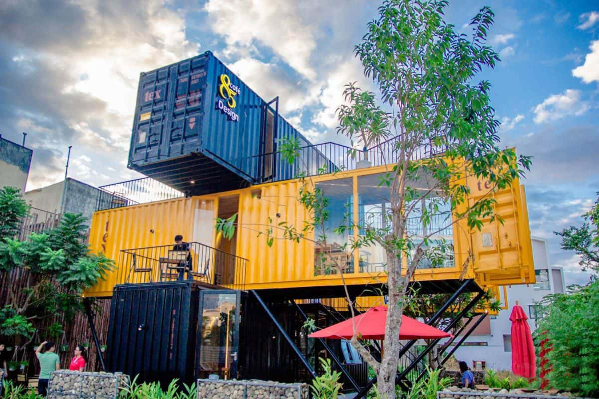 Thi công quán cafe container độc đáo