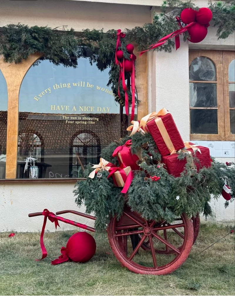 AGS Landscape tự hào là đơn vị kiến tạo không gian Noel ấn tượng cho cửa hàng của bạn (Nguồn: Pinterest)