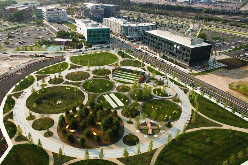 Navy Yard Central Green, Philadelphia, Hoa Kỳ (Nguồn: Yandex)