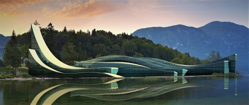 Thiết kế cảnh quan resort ven hồ