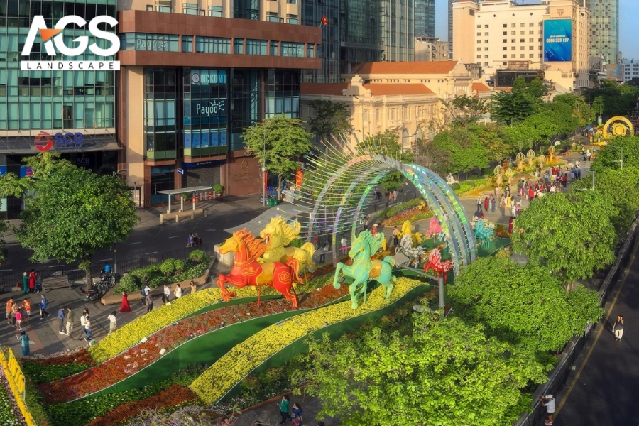 Đường Hoa Nguyễn Huệ 2026 