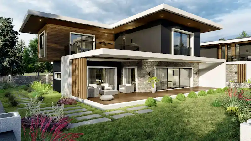 biệt thự nhà vườn 150m2 với không gian xanh mát