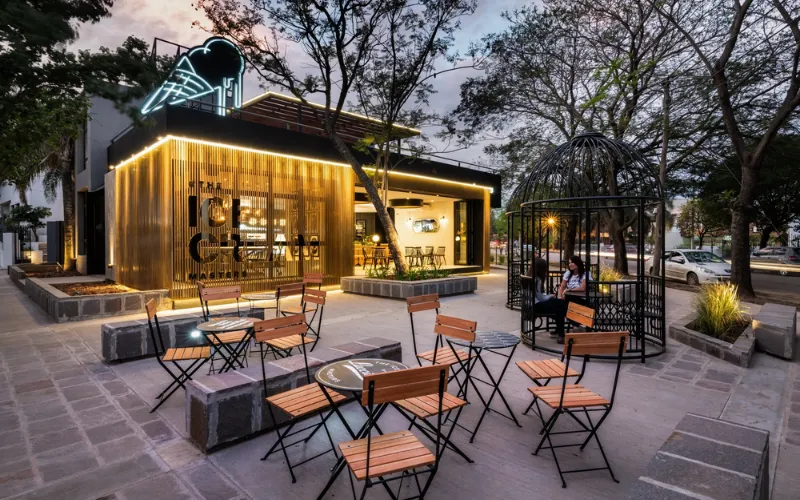 Các phong cách thiết kế cảnh quan quán cafe dẫn đầu xu hướng hiện nay (Nguồn: Yandex)