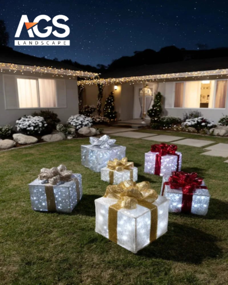 Biến sân vườn thành xứ sở thần tiên Giáng Sinh  (Nguồn: Pinterest)