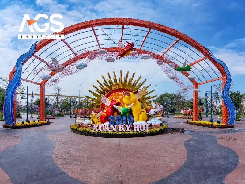 Lễ Hội Hoa Xuân 2019 Sun World Hạ Long (Nguồn: AGS Landcape) Lễ Hội Hoa Xuân 2019 Sun World Hạ Long (Nguồn: AGS Landcape)