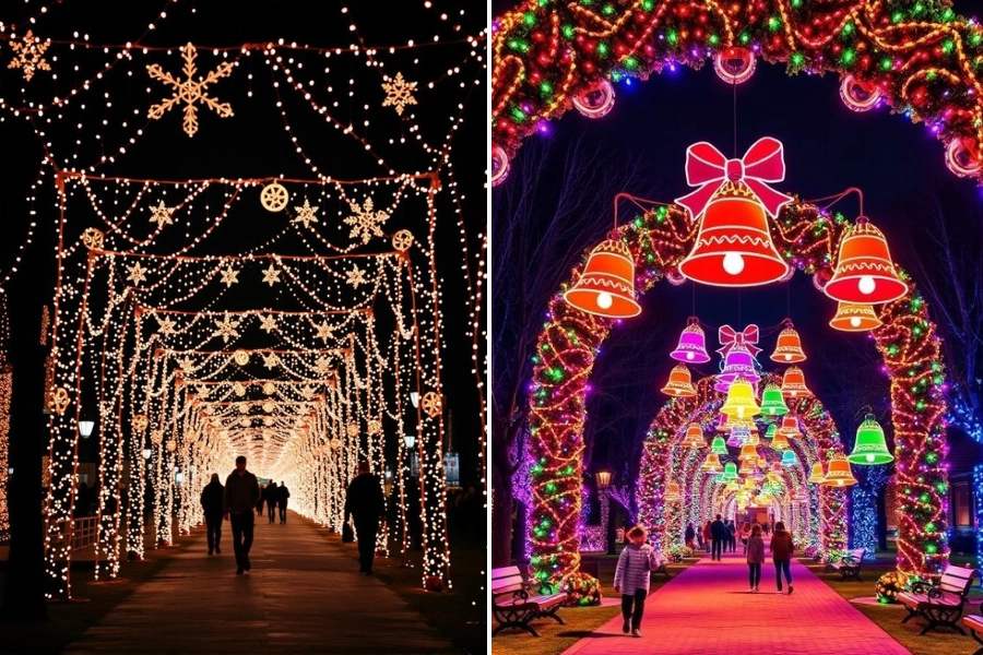 Top 15+ Ý Tưởng Trang Trí Giáng Sinh Ngoài Trời Đẹp, Ấn Tượng Và Chuyên Nghiệp