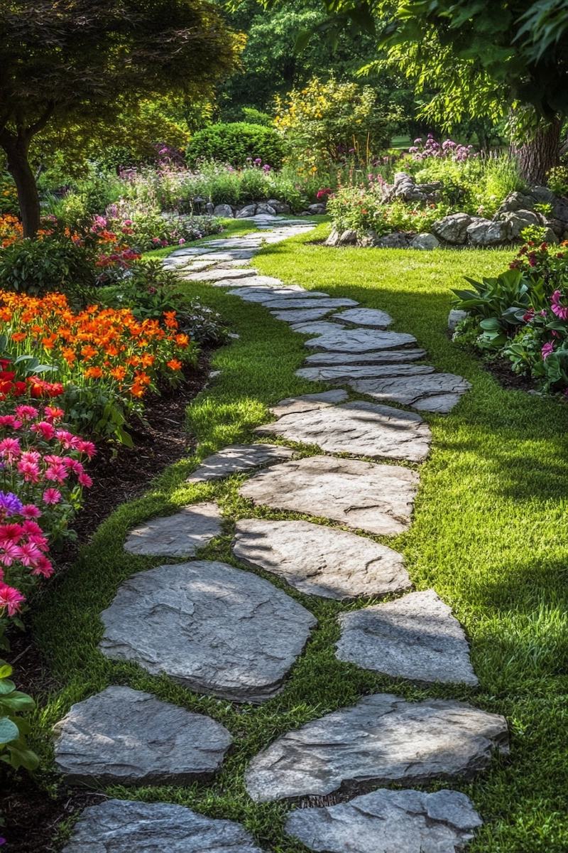 Lối đi đá tự nhiên