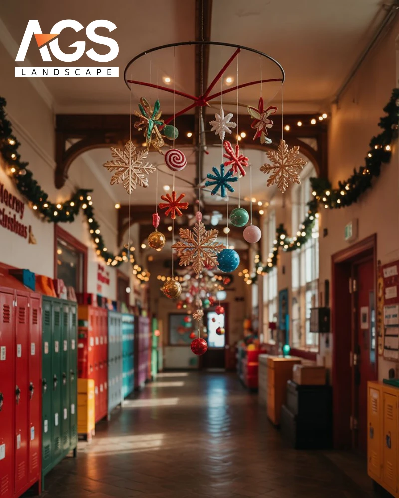 Trang trí cửa ra vào và hành lang ấn tượng (Nguồn: Pinterest)