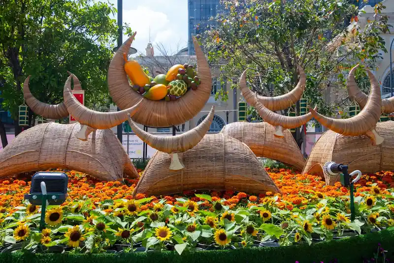 thiết kế đường hoa thành phố Hồ Chí Minh 