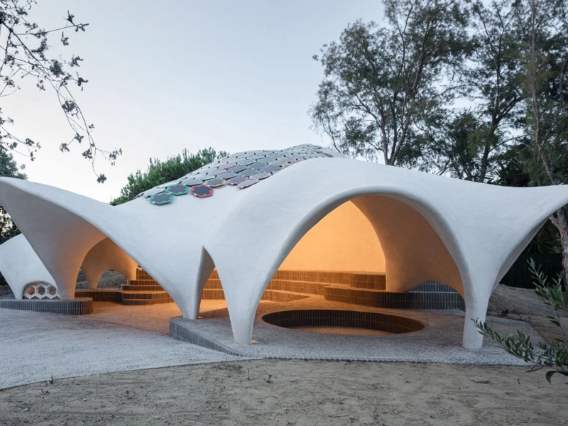 Pavilion trong vườn hay công viên (Nguồn: Parametric Architecture)