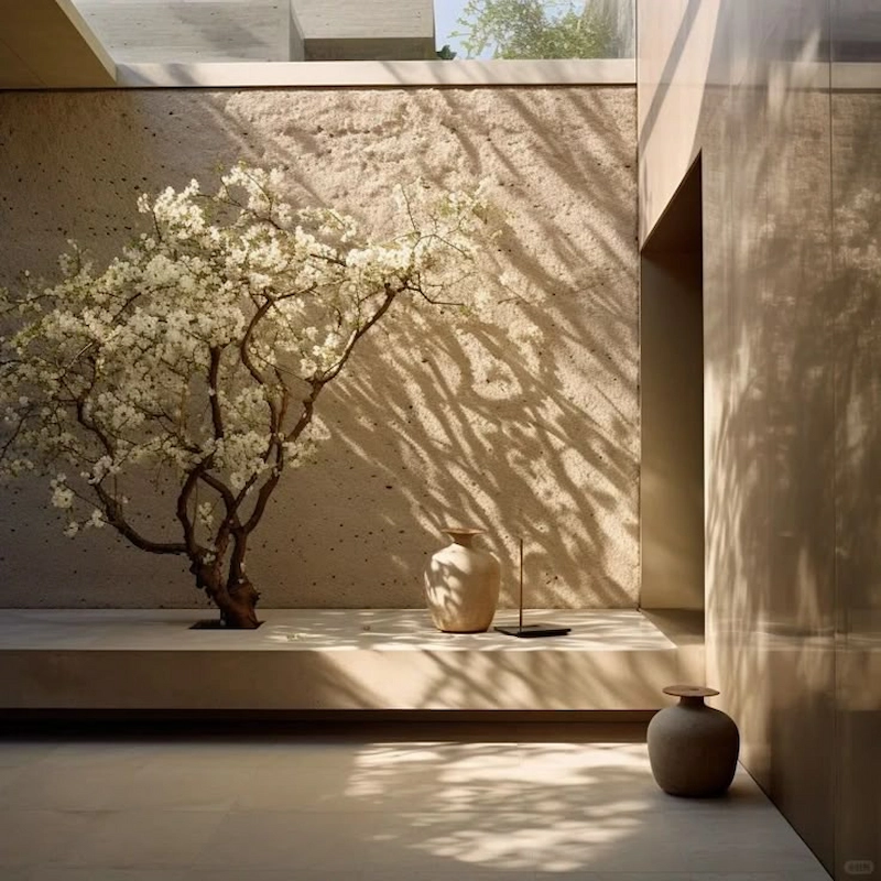 Tiểu cảnh khô phong cách Wabi-Sabi