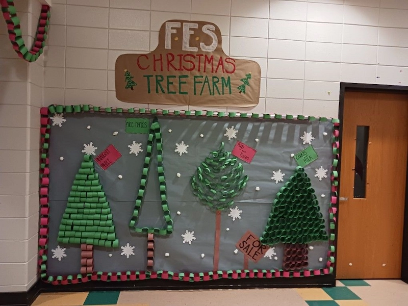 Chủ đề "Rừng thông Giáng sinh diệu kỳ" (Nguồn: Pinterest)