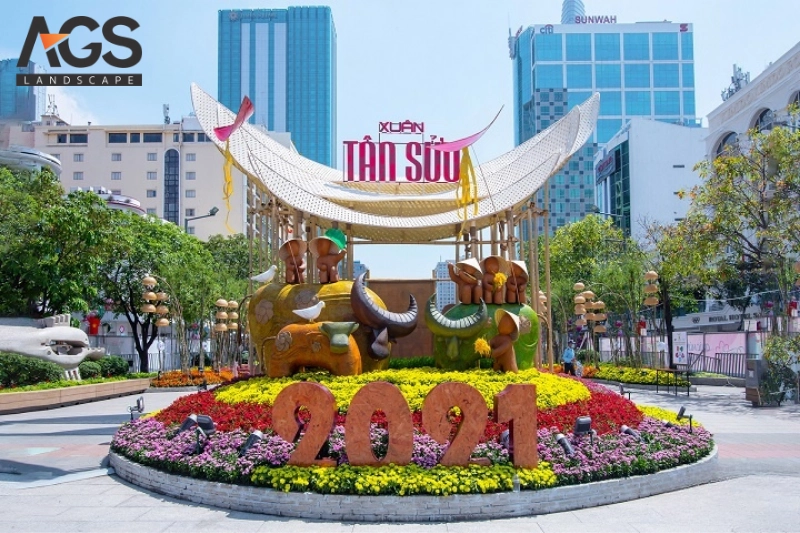 Những yếu tố then chốt tác động đến tiến độ thiết kế đường hoa (Nguồn: AGS Landscape)