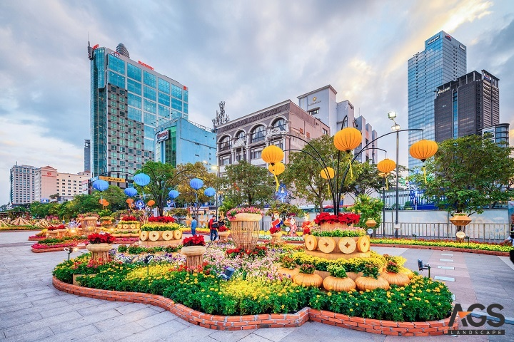 Hành trình hiện thực hóa những cung đường hoa tại TPHCM cùng AGS Landscape (Nguồn: AGS Landscape)